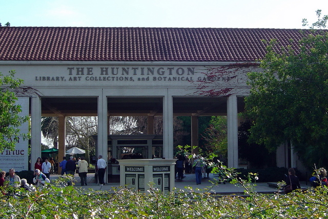 Eingang Huntington Library/Botanical Gardens